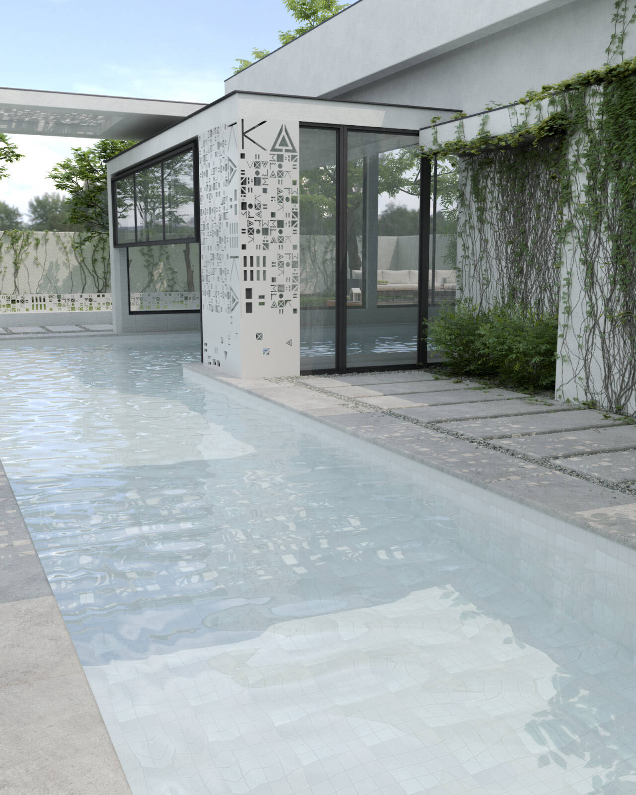 3"x3" White Glass Mosaic | Demolive