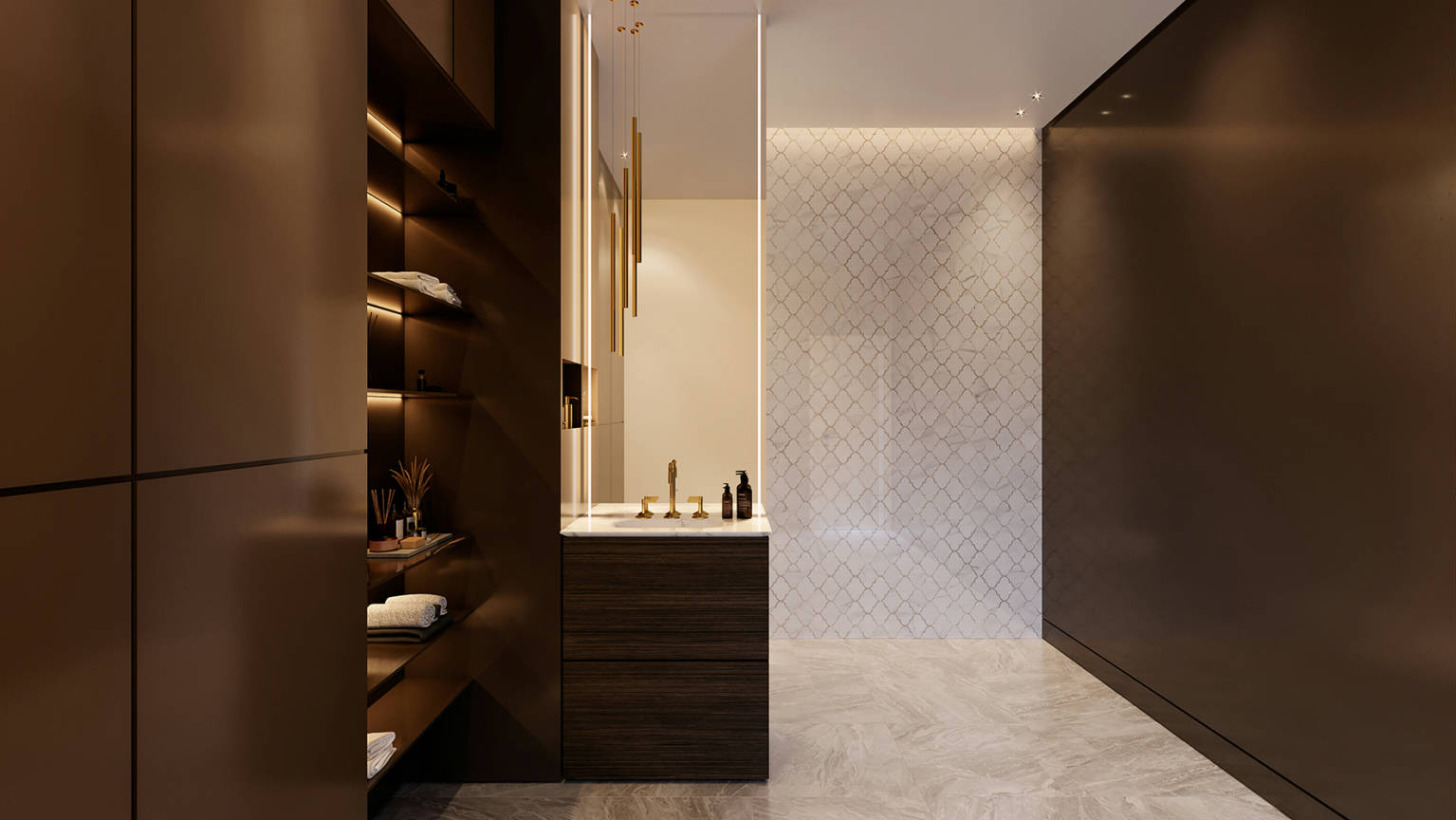 Ardor Infatuation Arabesque Polished Mosaic | Demolive