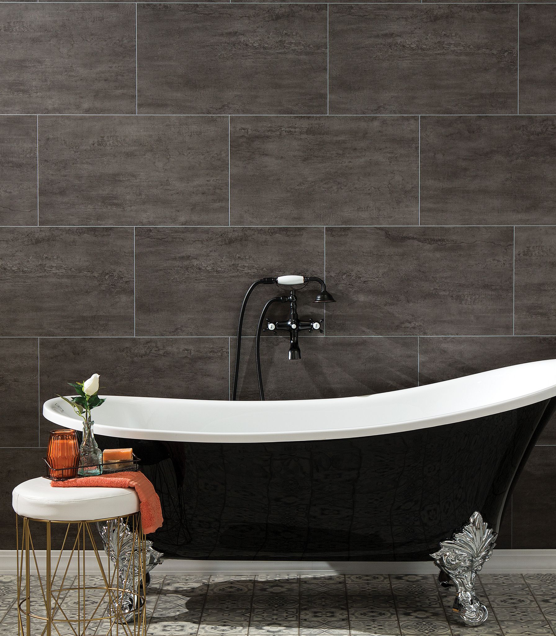 Ashen Slate Wall Tile 25x15 | Demolive