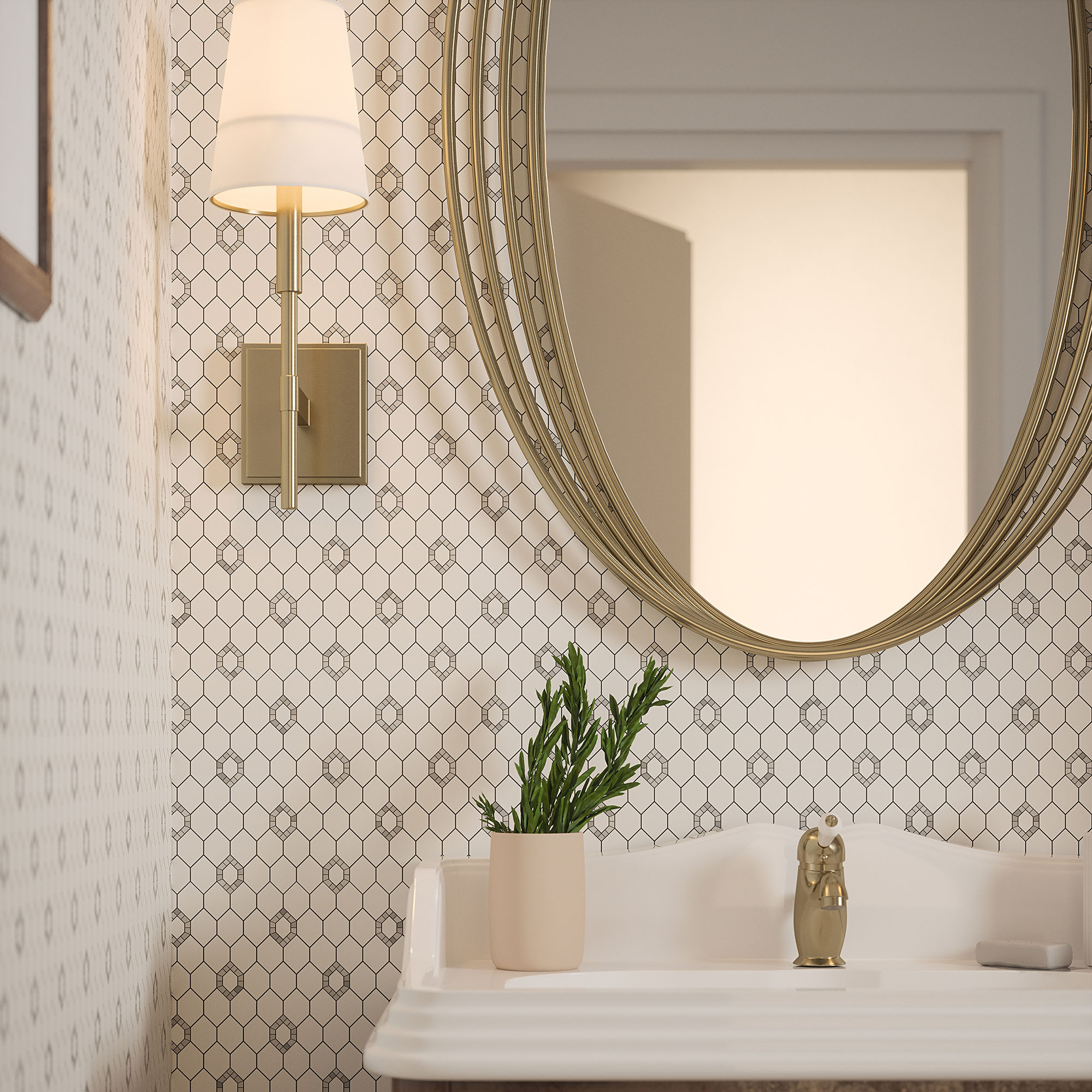 Daffodil Grey Mosaic | Demolive