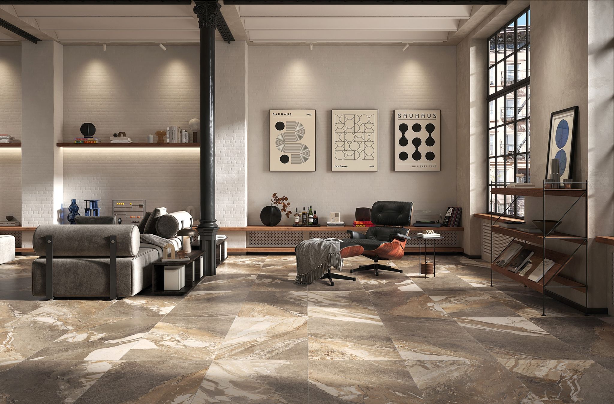 Dynasty Taupe Polished/Matte 24x48 1 | Demolive