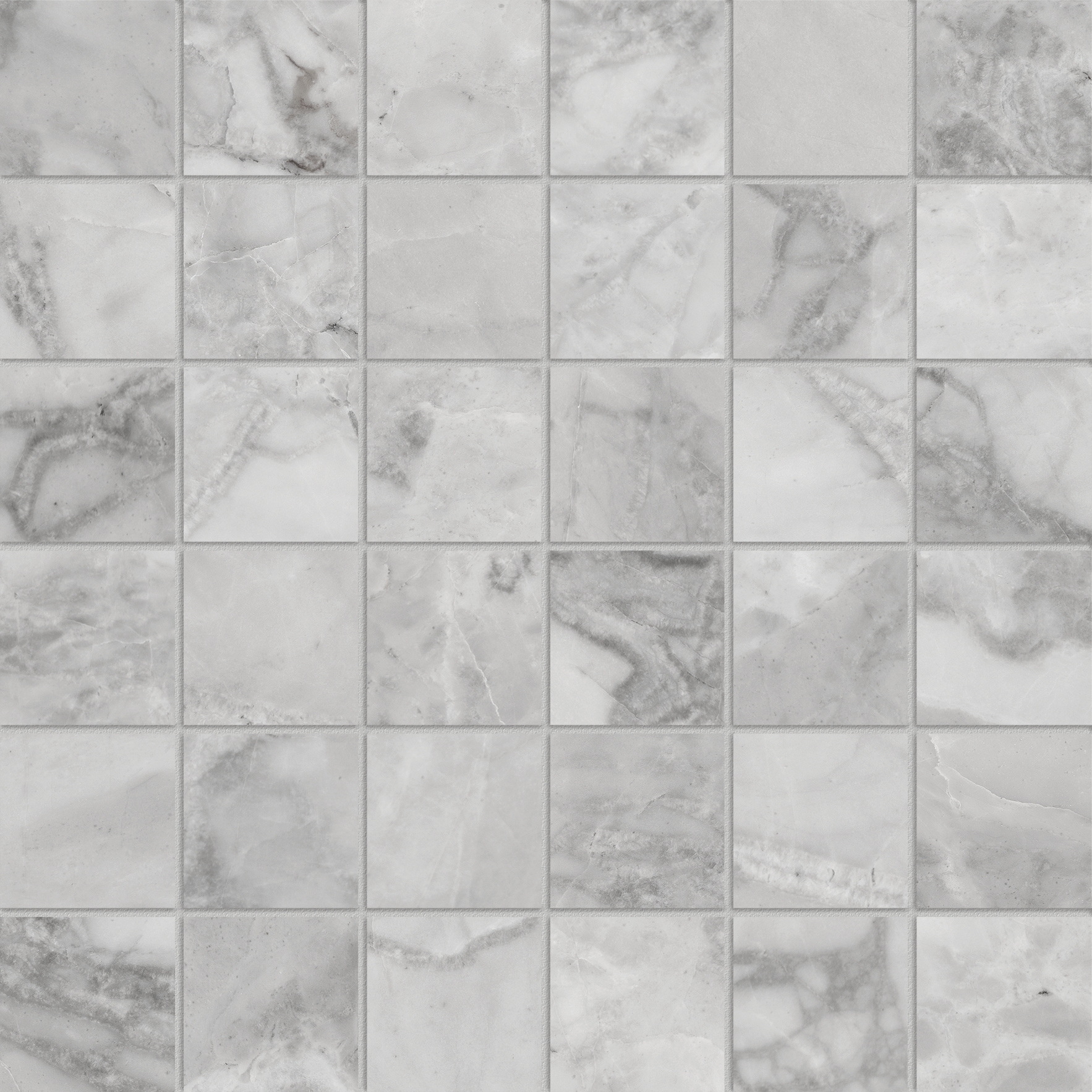 Florence 2X2 Grigio Matte Mosaic