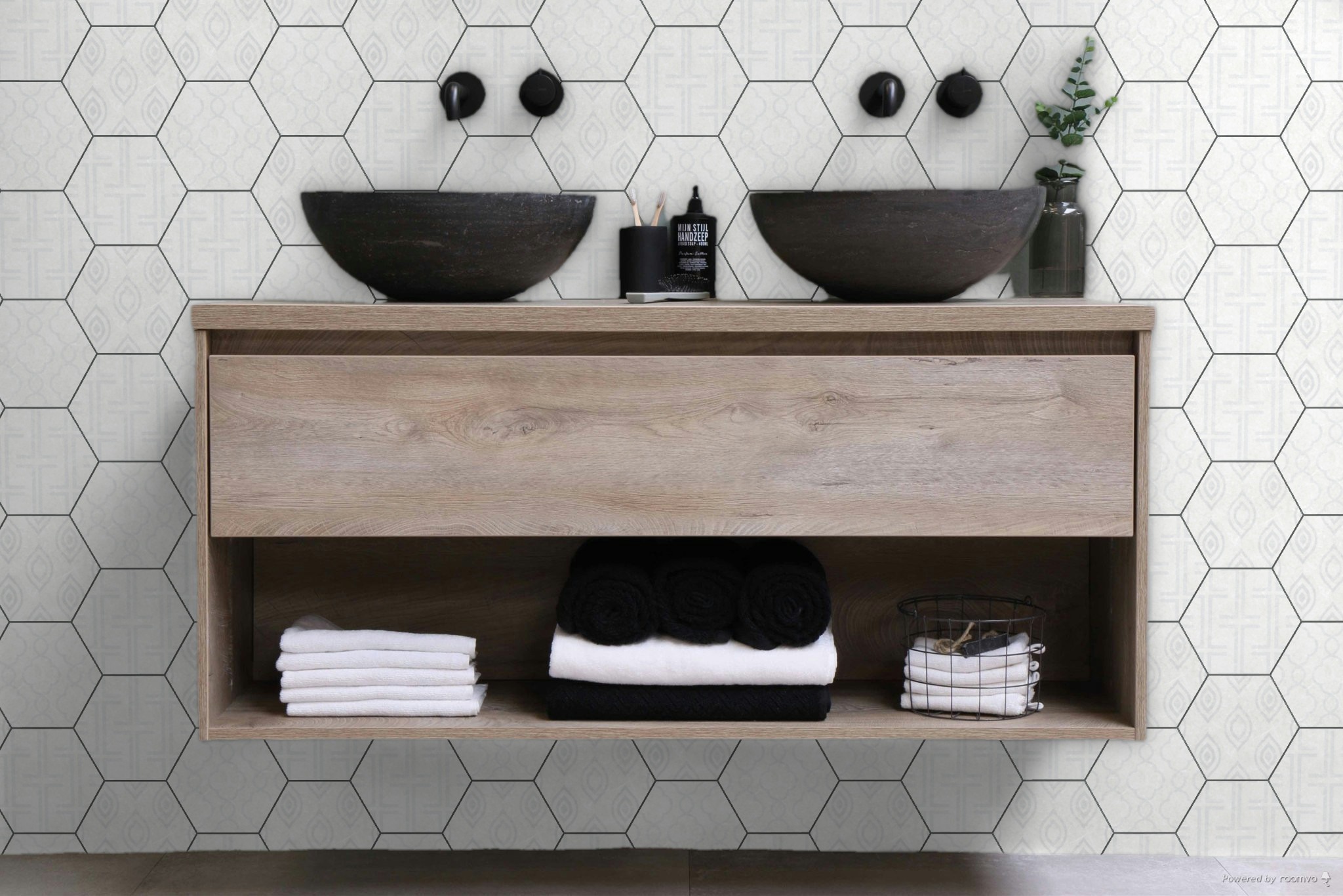 Form 5.5X6.3” White Decor* Hexagon | Demolive