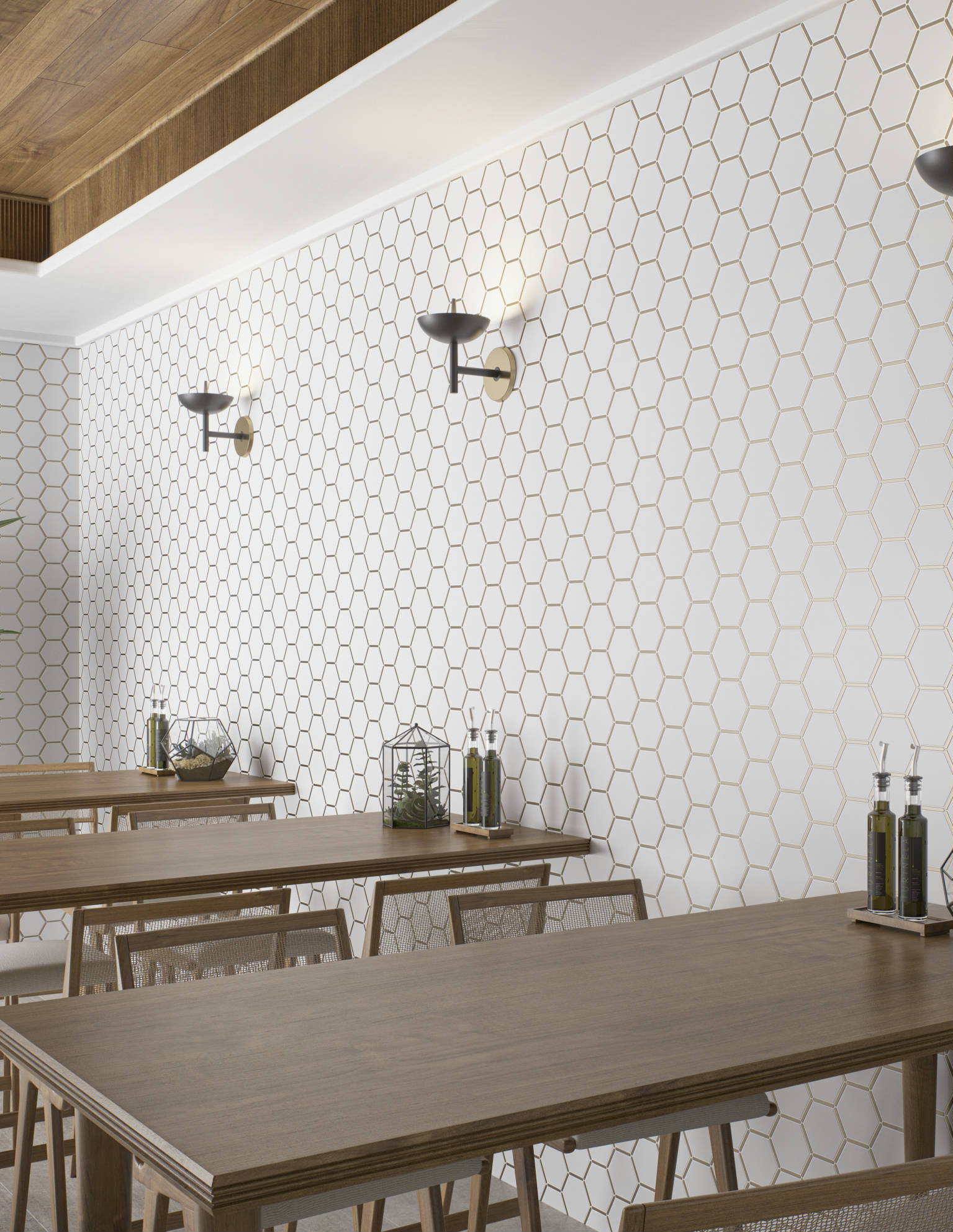 Gilded Hex Mosaic  | Demolive