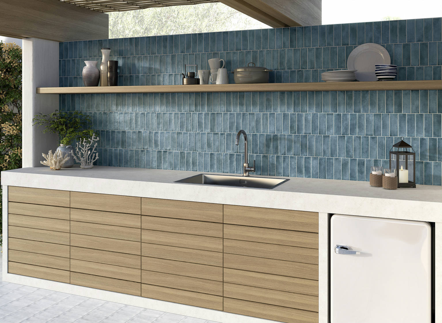 Lisbon 2X6 Blue | Demolive