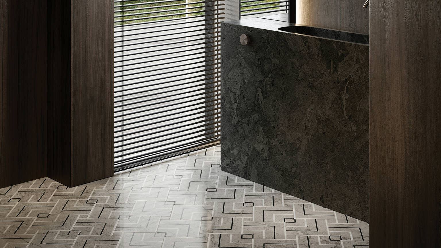 Luxury Roma Argento Picco Mosaic 2 | Demolive