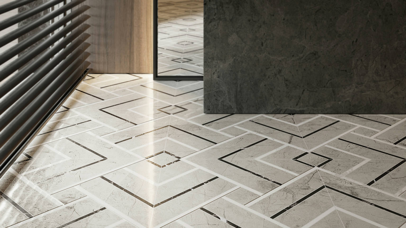 Luxury Roma Argento Picco Mosaic 3 | Demolive