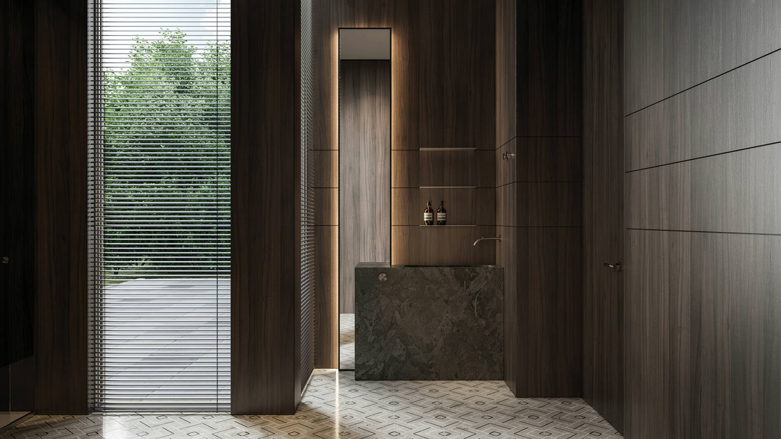 Luxury Roma Argento Picco Mosaic | Demolive