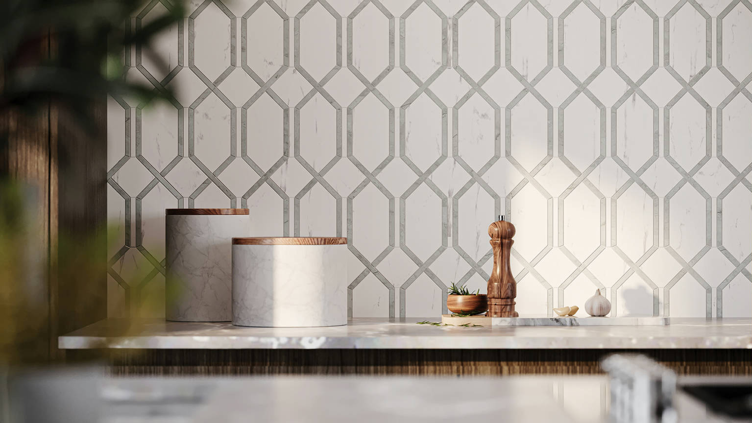 Luxury Statuario Venezia Modella Mosaic 2 | Demolive