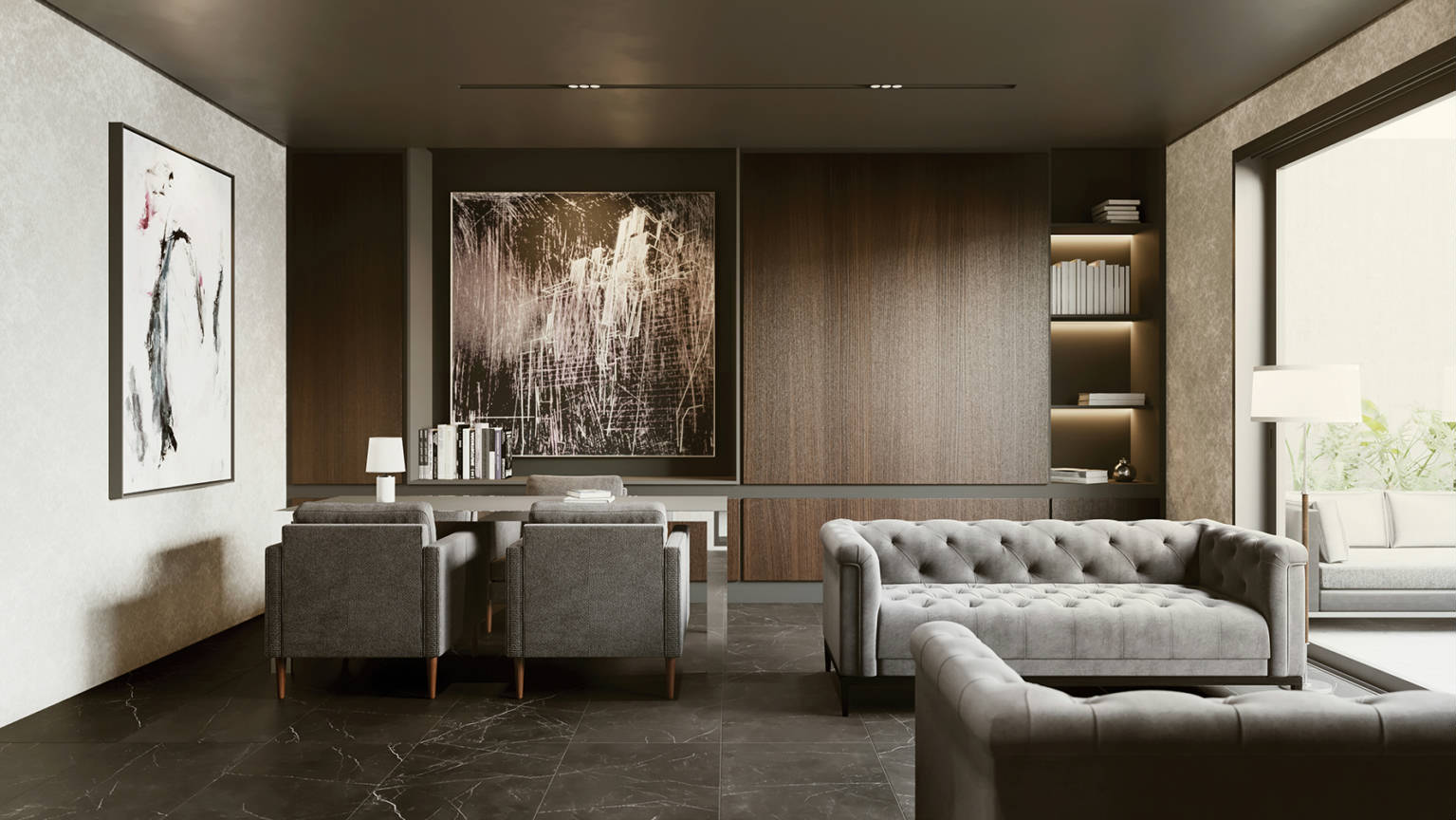 Luxury Tivoli Nero 24x48 | Demolive