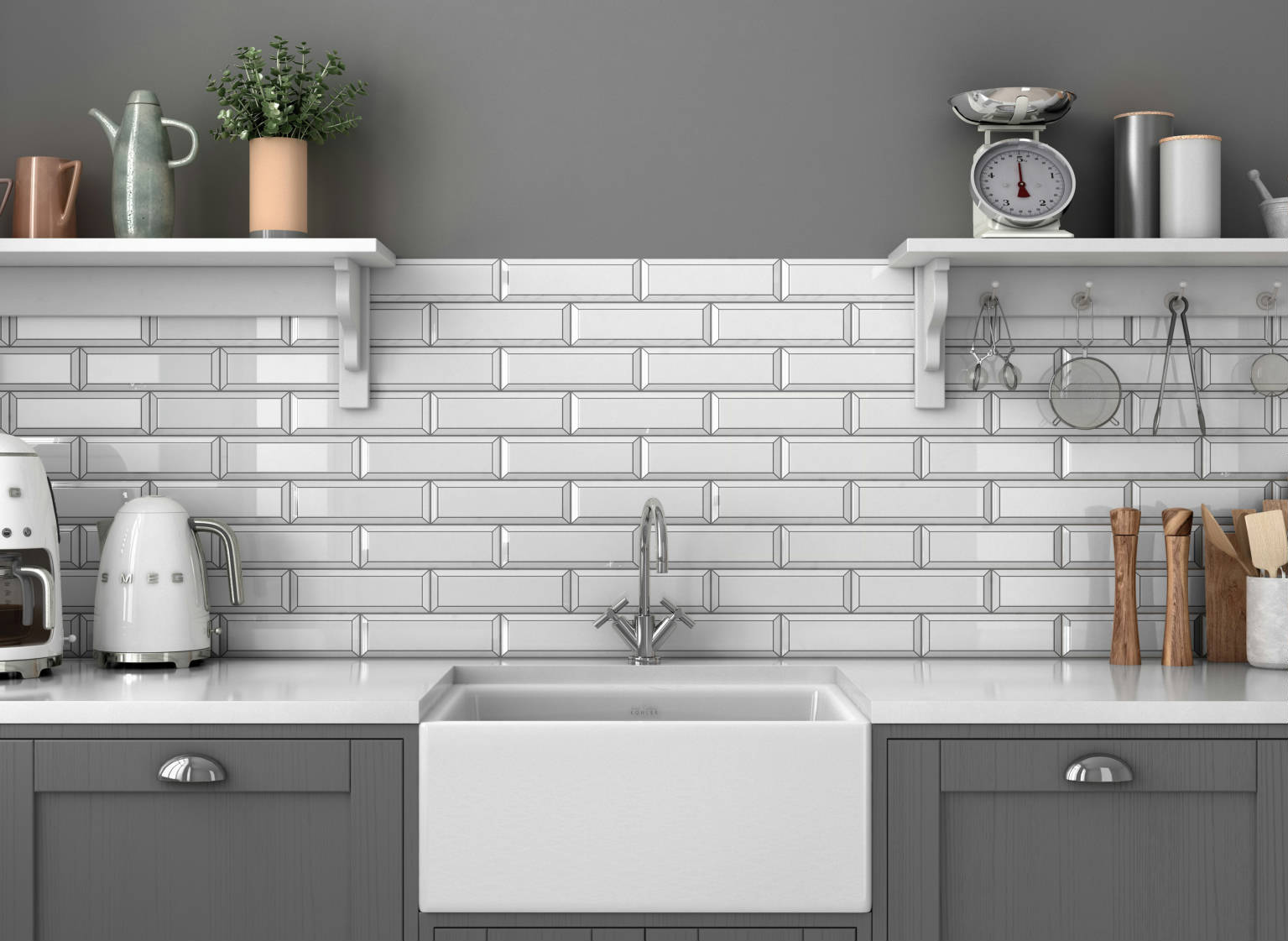 Marco 3X9 White | Demolive