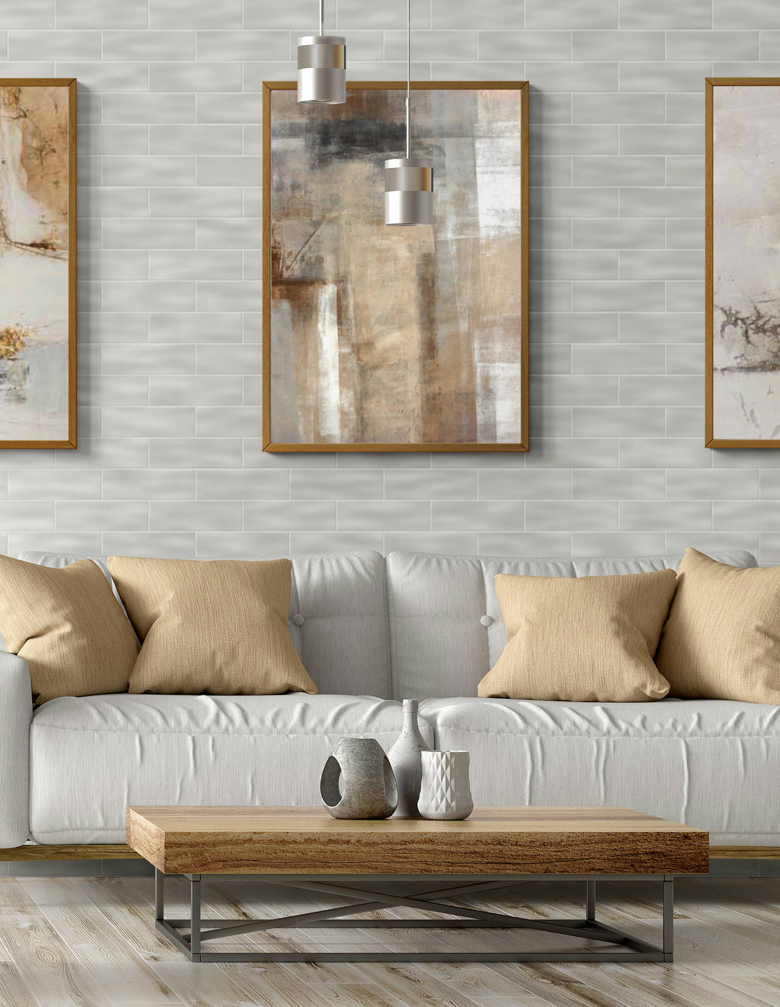 Matte Flint Brickwork Mosaic | Demolive