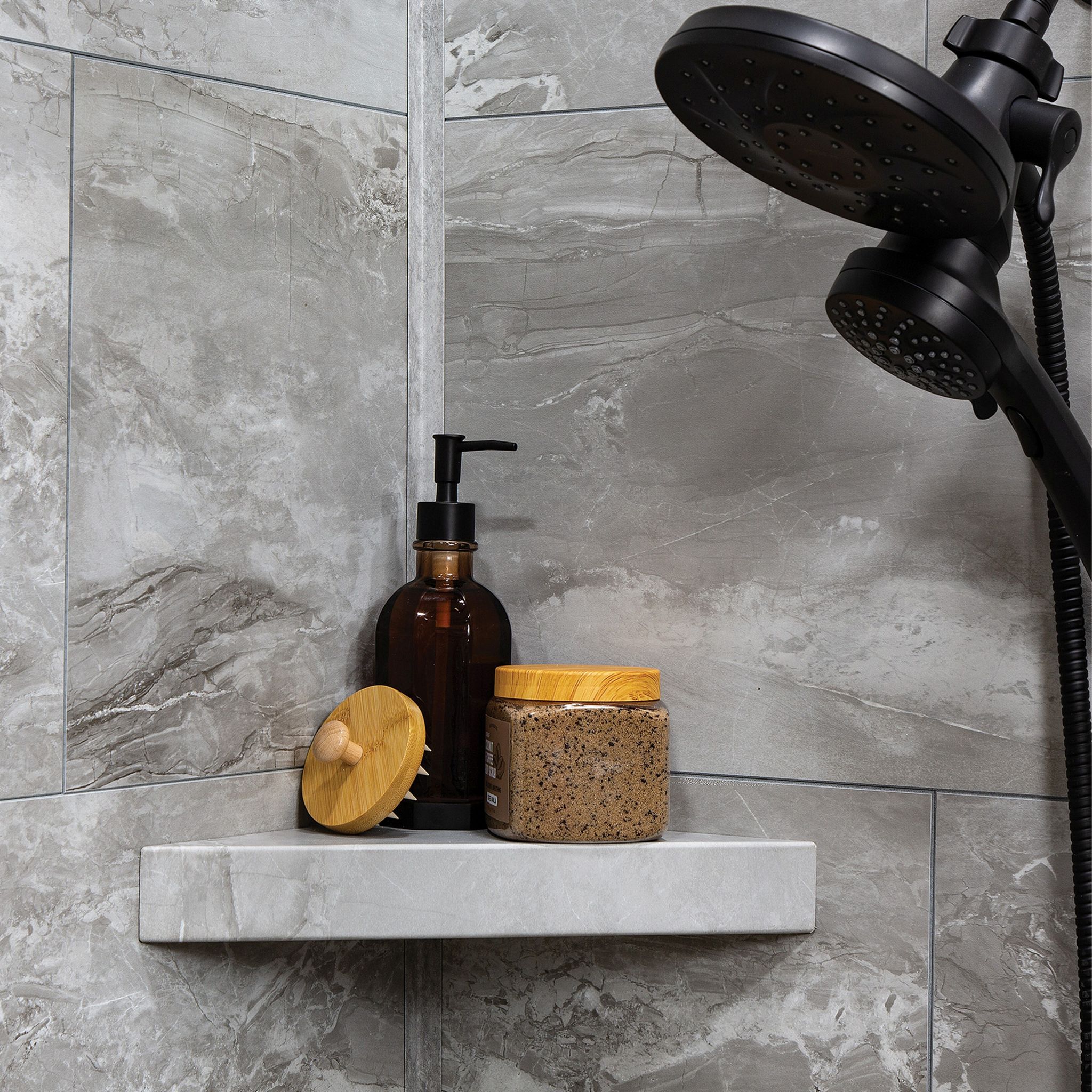 Smoky Sky Shower Shelf 14.56x7.12x2