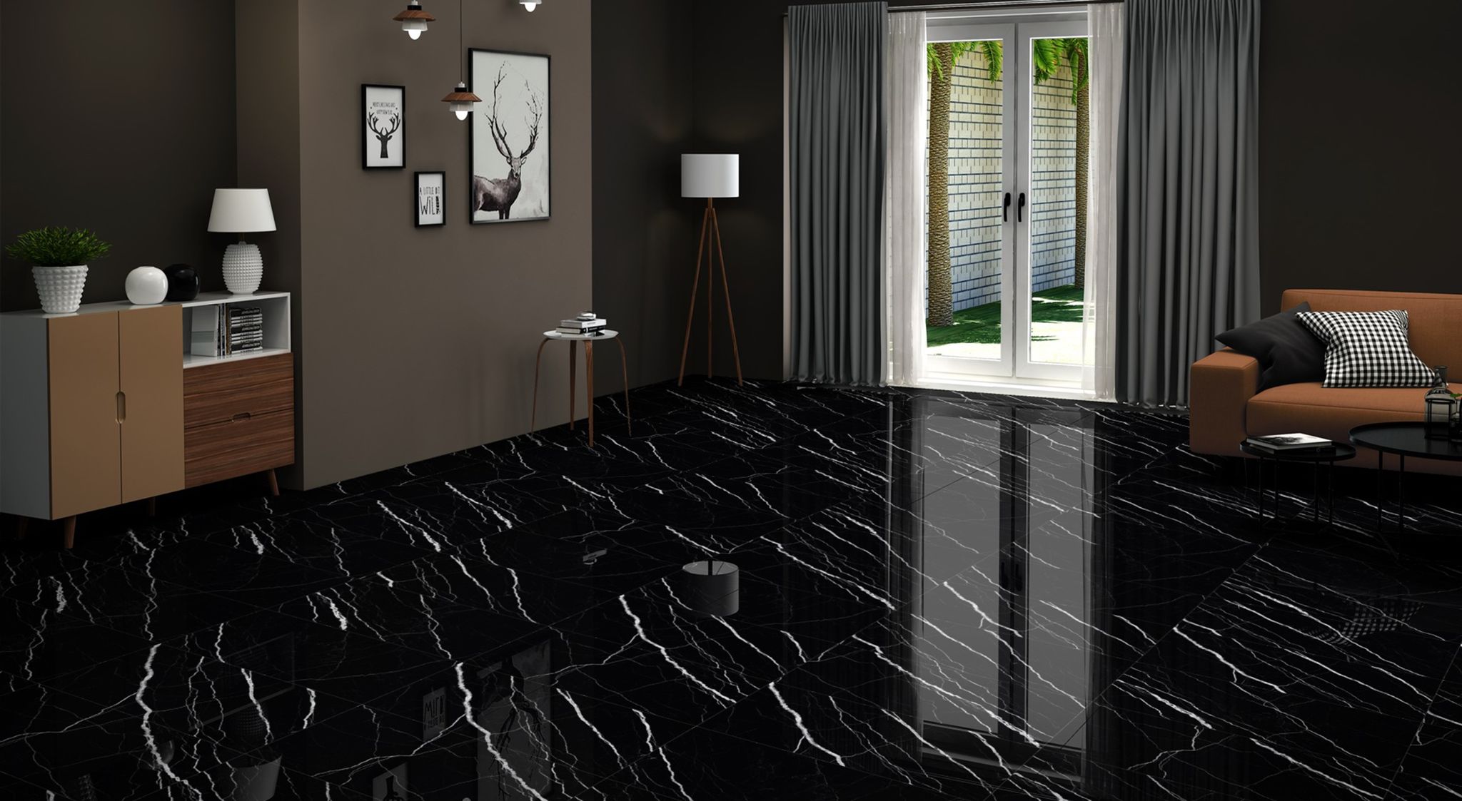 Treasure Midnight Nero 24x48 | Demolive