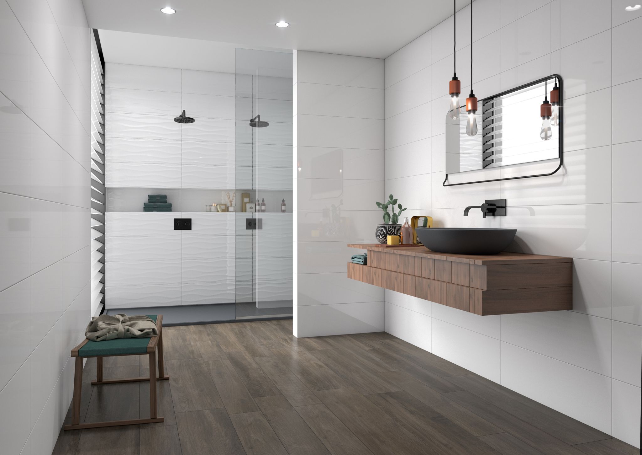 Venezia Blanco Vibe 10x30  and 10x30 | Demolive